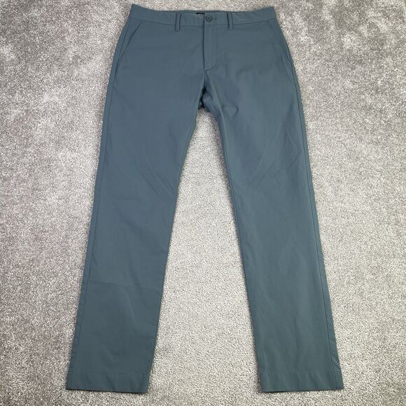 J. Crew Flex Pants Men’s 31X30 Gray Slim Straight Mid-Rise Tech Chino AA712 - Picture 1 of 13